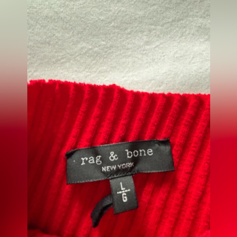 NWOT! Rag & Bone Ribbed Asymmetrical Sweater - Picture 2 of 4